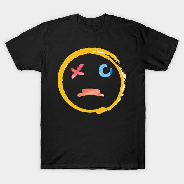 Sad Face T-Shirt by artist369